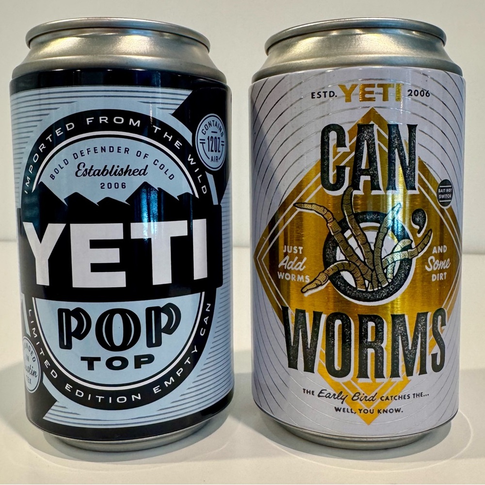 YETI Pop Top and Can O’ Worms Air Stash Cans